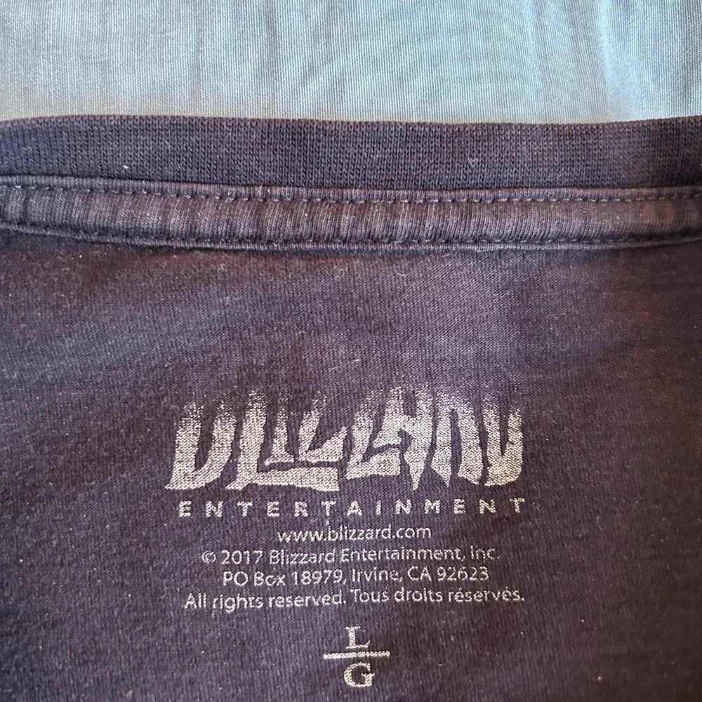 Vintage Blizzard Overwatch Video Game Promo T Shirt Size Large - Picture 2 of 5